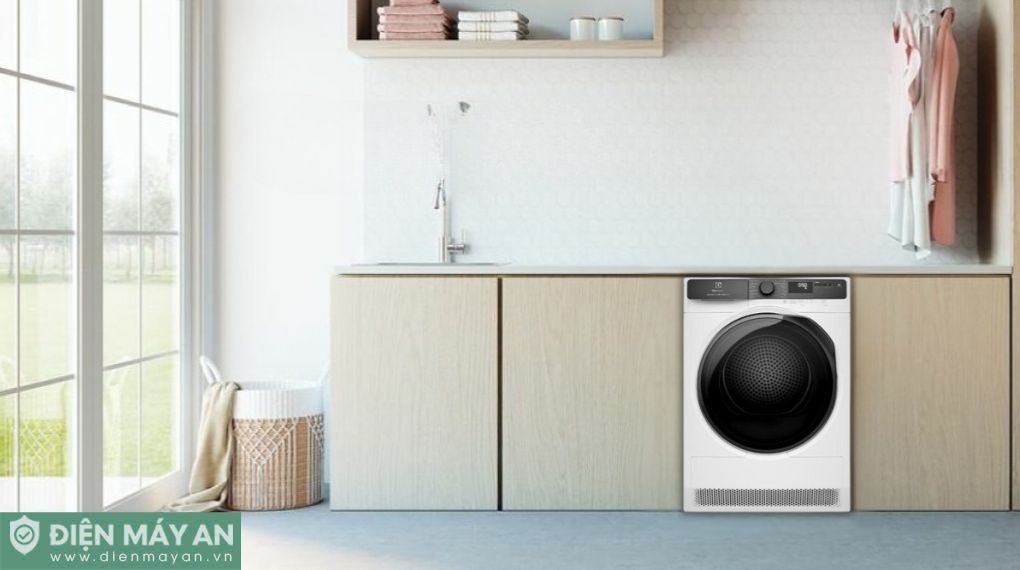 Máy Sấy Bơm Nhiệt Electrolux UltimateCare 8 Kg EDH803J5WC